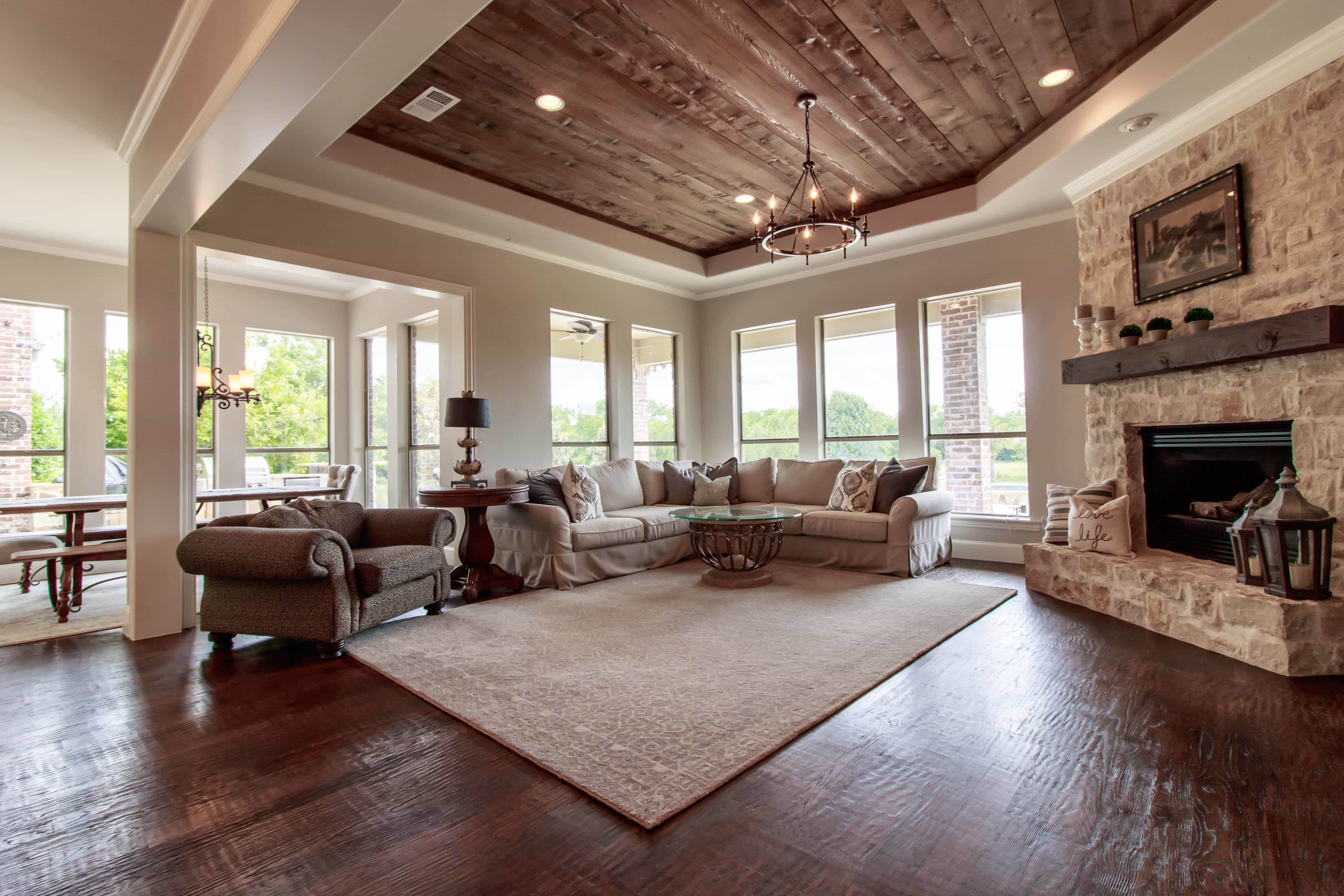 luxury living room remodel