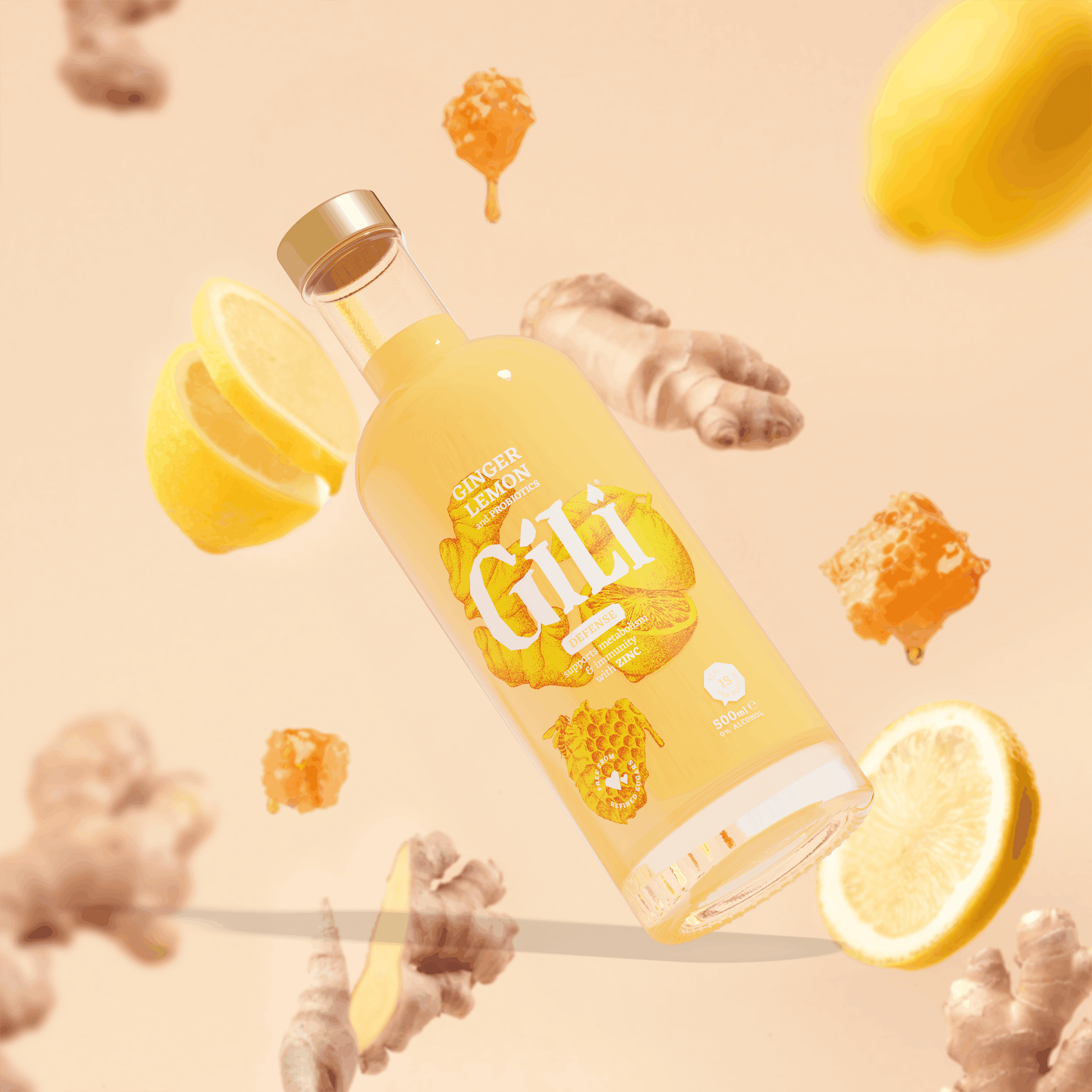 Gili Ginger Bottle Drink Digital Twin