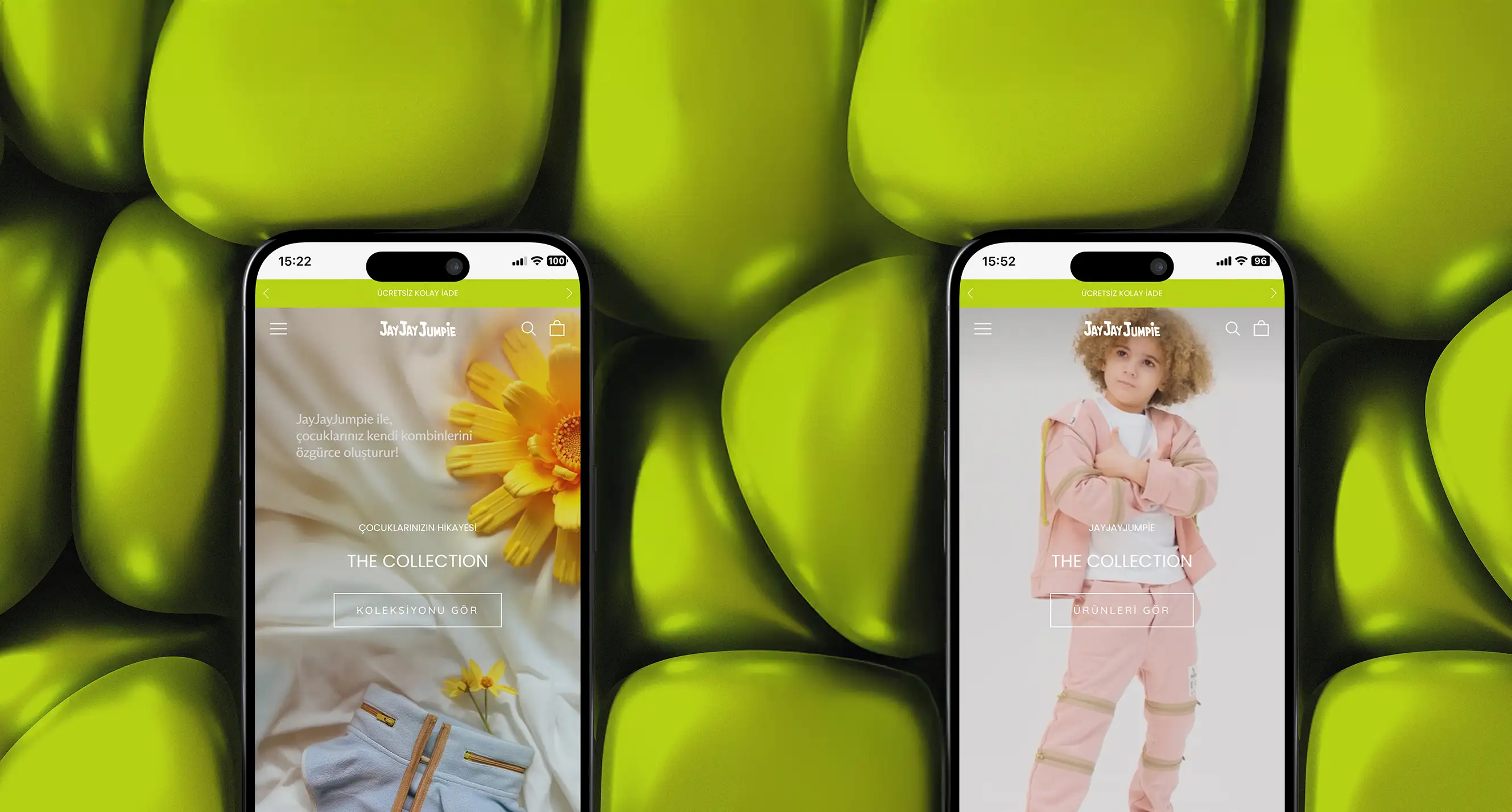 JayJayJumpie kids clothing vibrant mobile app interface and e commerce strategy thumbnail