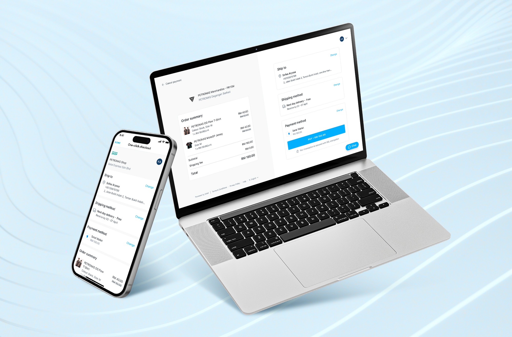 Hero image of Setel's Checkout