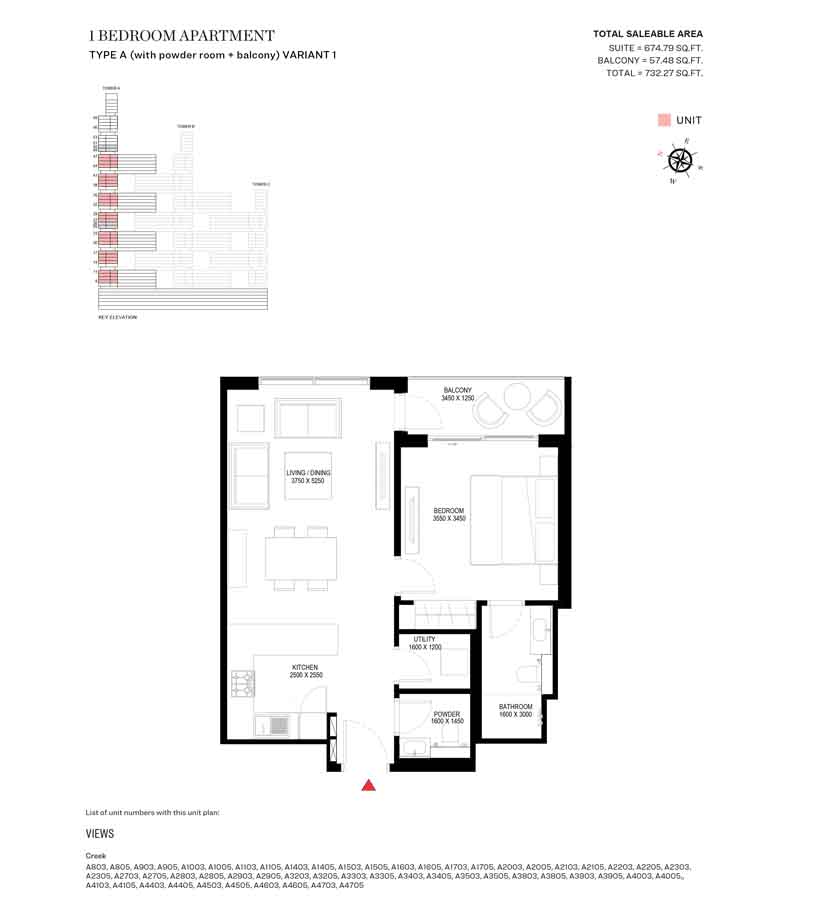 Sobha One 1-Bedroom