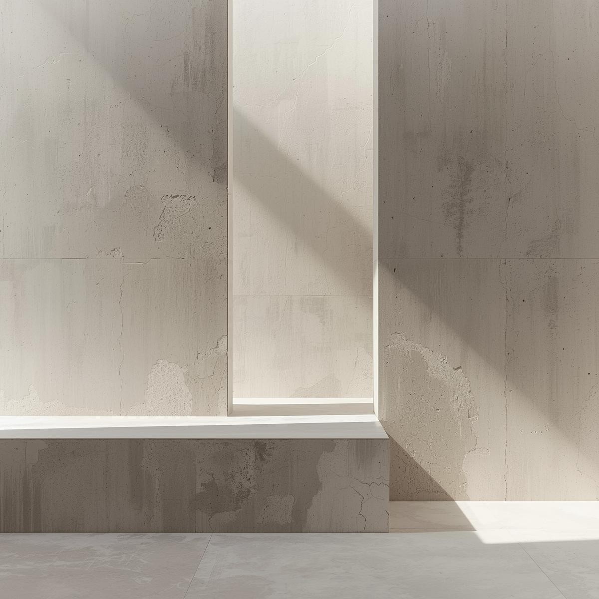 Concept sketch showing voids and open spatial communication through design.