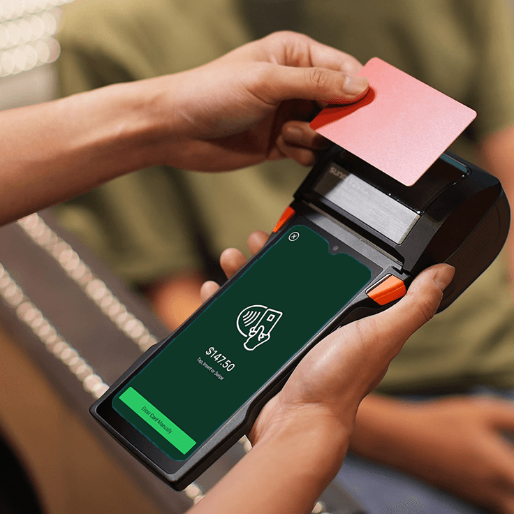 simple payment system with abacus go mobile pos