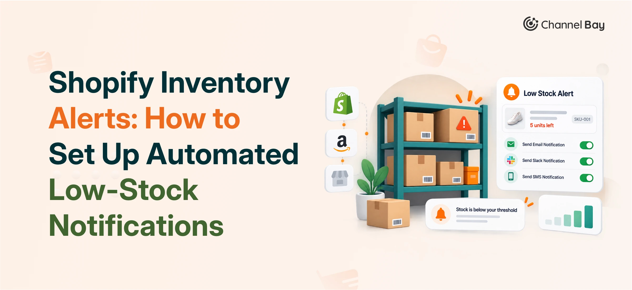 Shopify inventory alerts