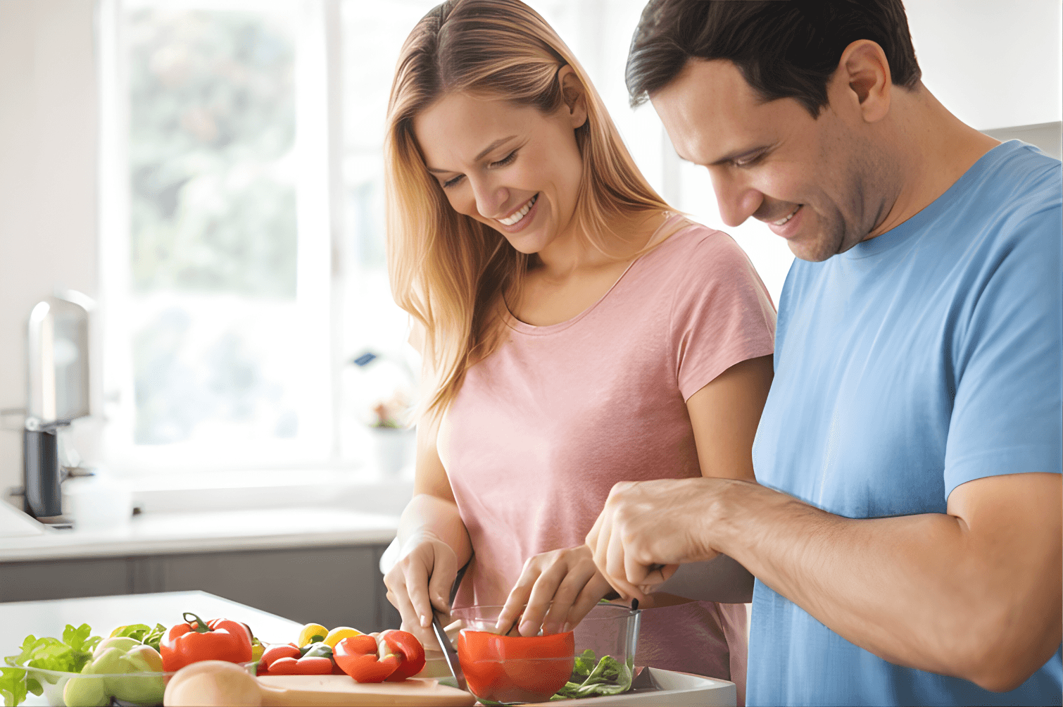 A group of people standing in front of a food stand