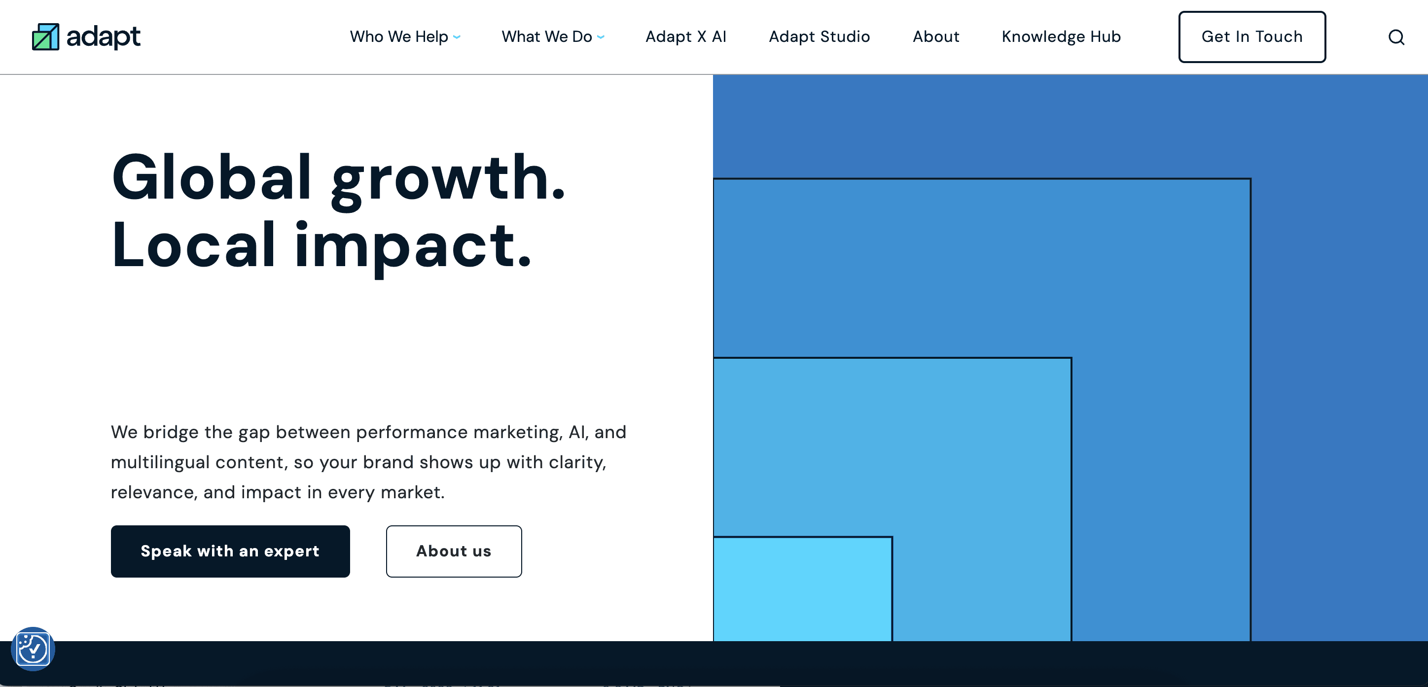 Adapt Worldwide Homepage