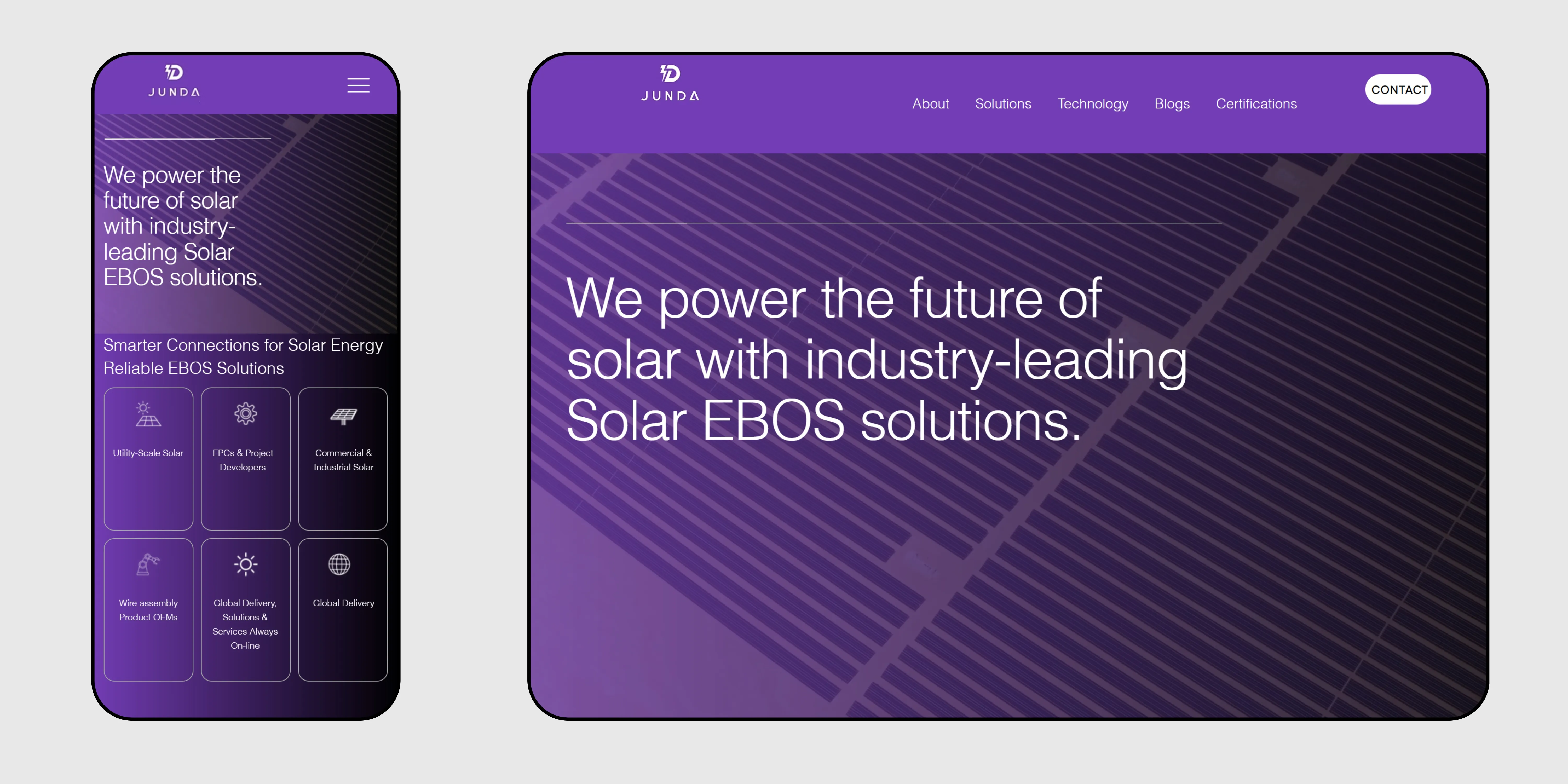 Mobile-responsive website design optimized for international users