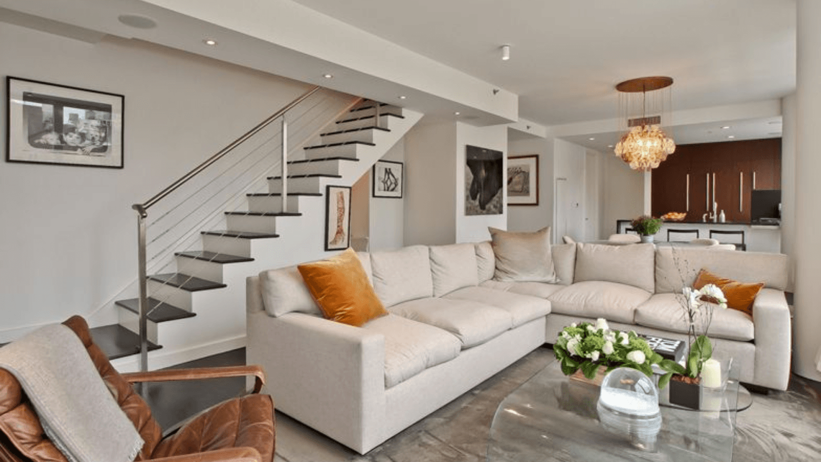 Open-Layout Duplex House