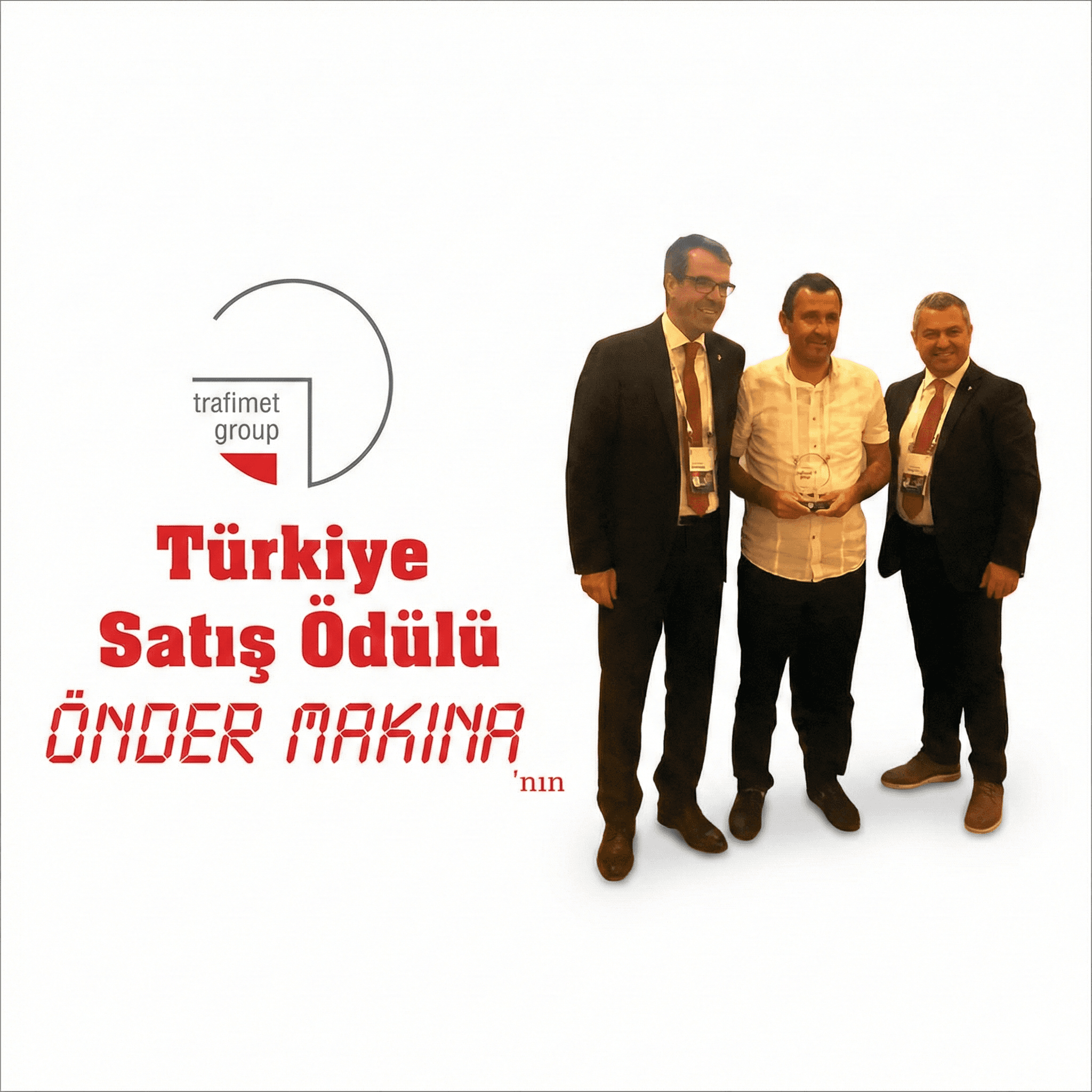 Satış Ödülü Aldık