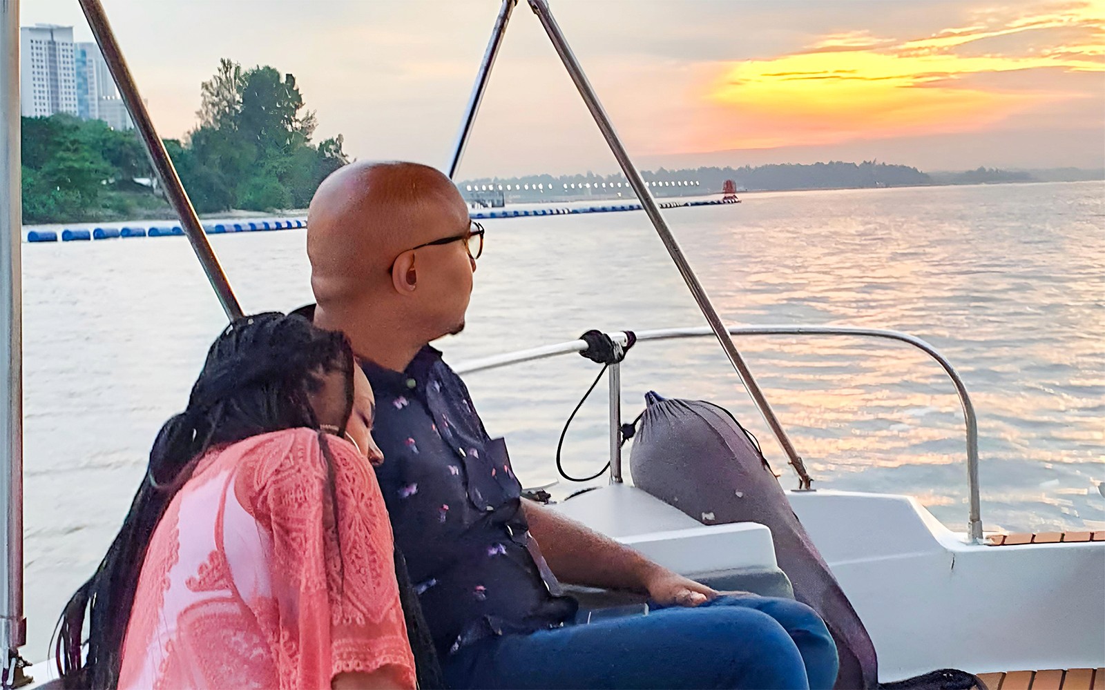 Traditional kelong fishing platform in Singapore with Let's Go Kelong tour.