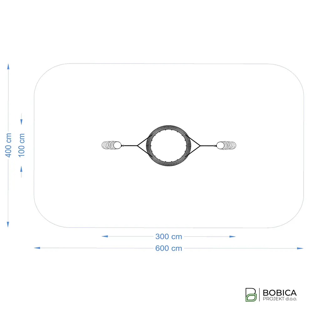 Robinia gnijezdo ljuljačka "Robin Hood"