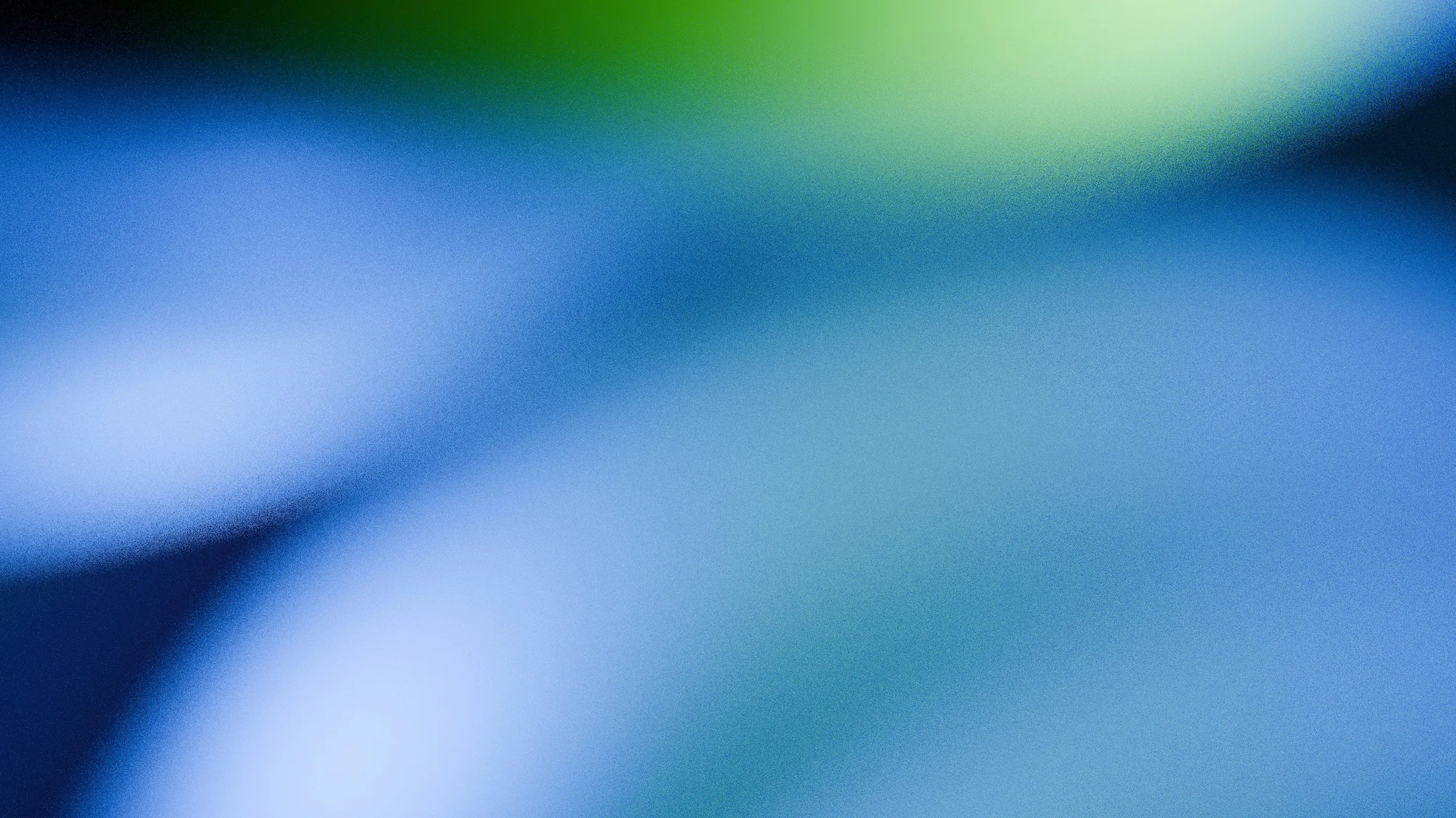 Flowing abstract 3D ribbon with green and purple gradients, contemporary generative design