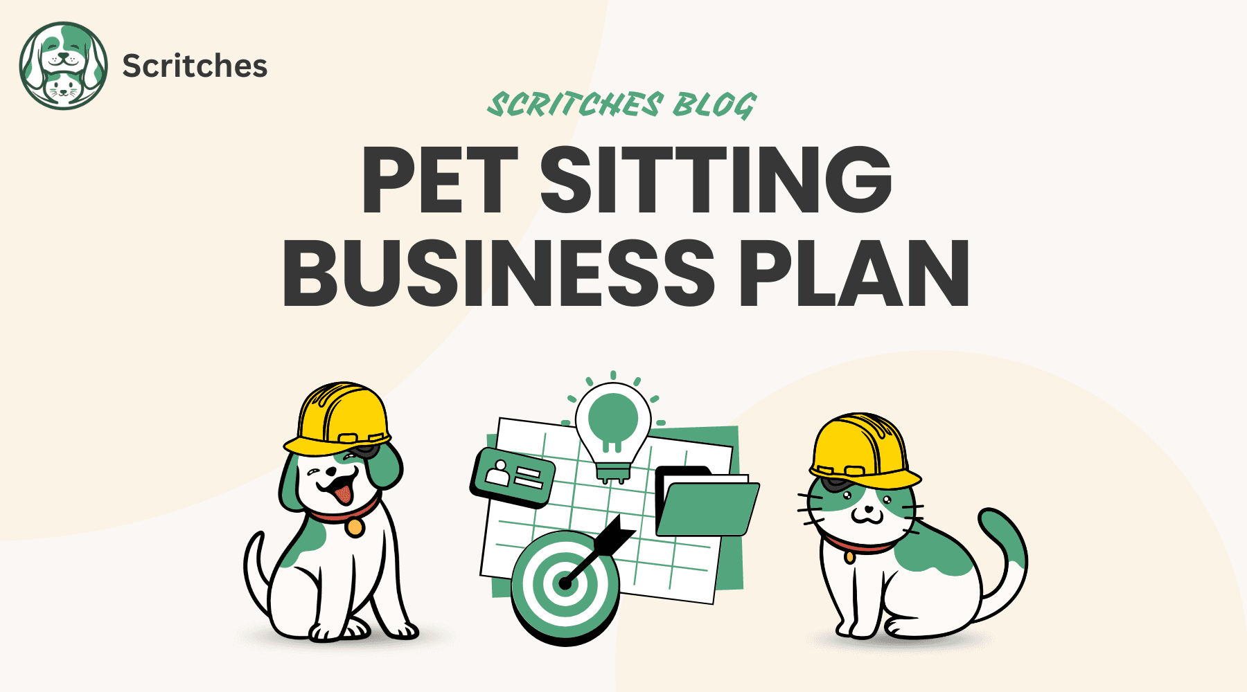 Blog Header image for establishing a pet sitting business plan