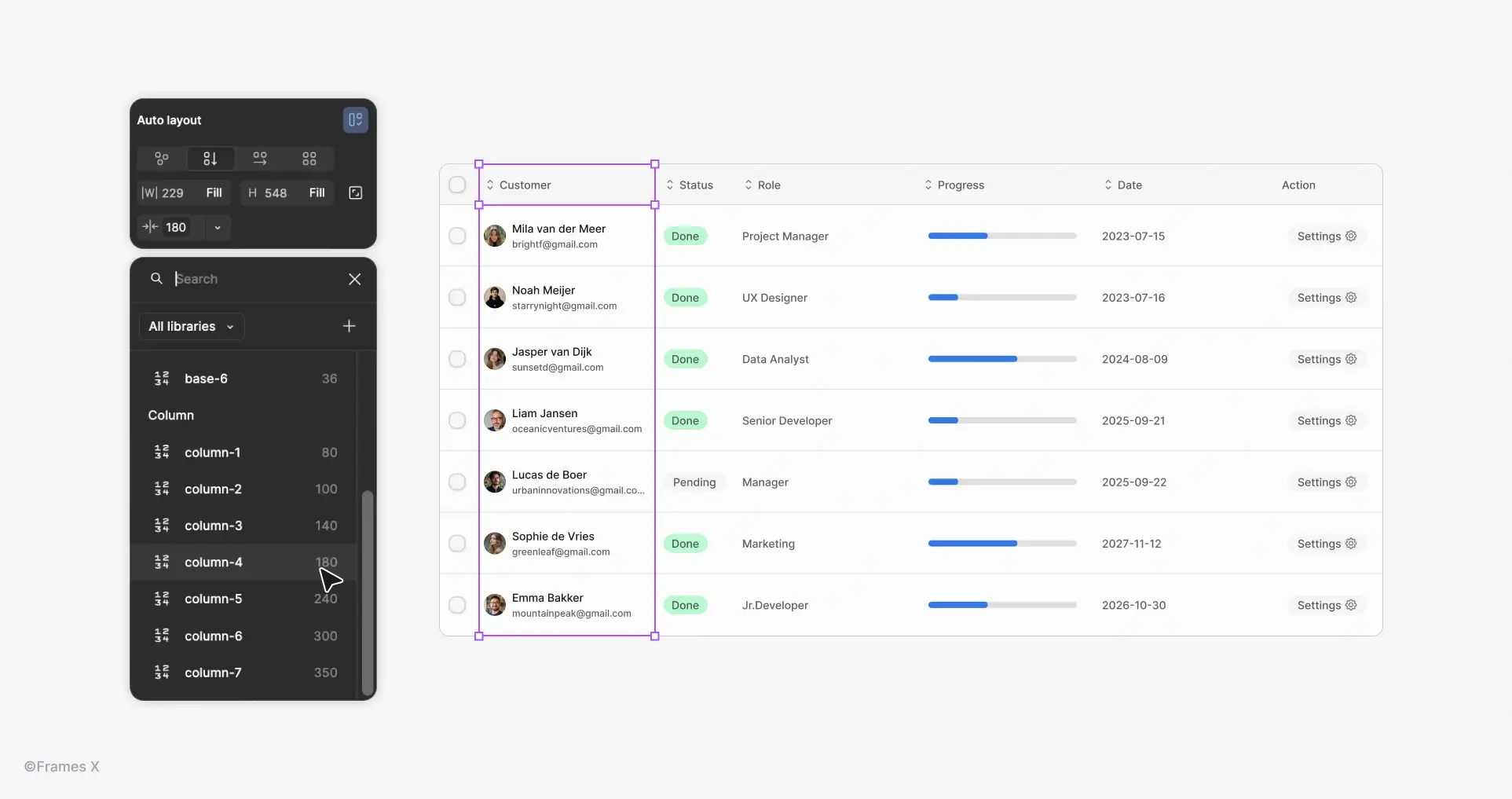 How to Use Variables to Create Tables in Figma