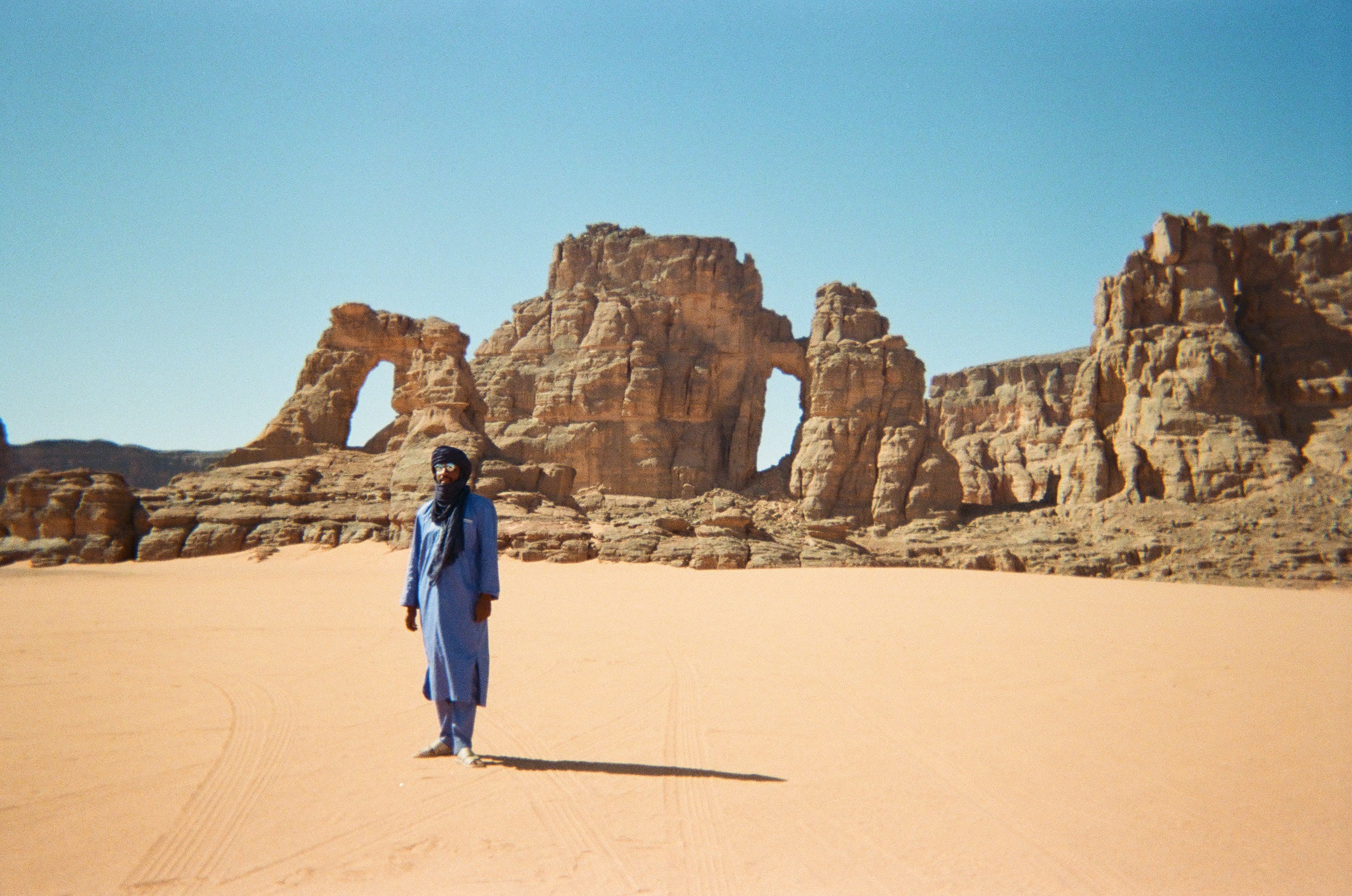 Tuareg in park Tassili N'ajjer