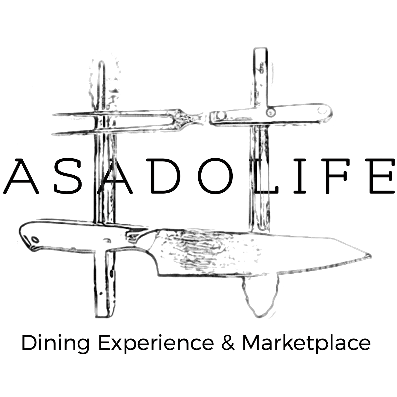 asado life logo isolated