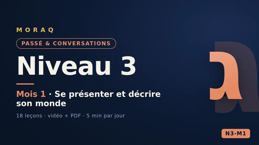 Niveau 3 de MoRaq — je prends confiance en hébreu