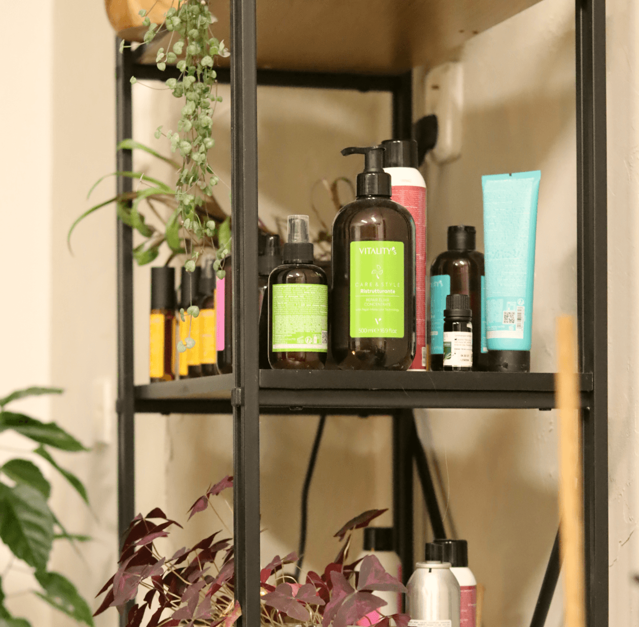 Kosmetické produkty používané při head spa ošetření