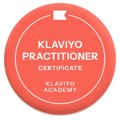 Certificado de especialista de Klaviyo
