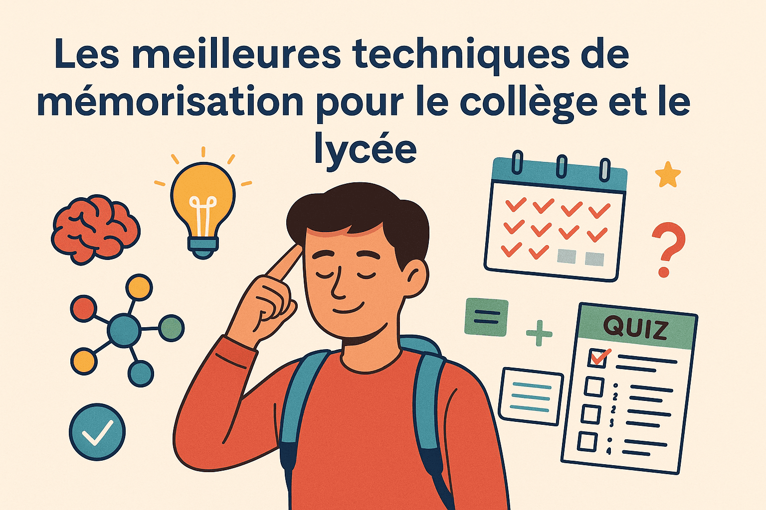 Les meilleures techniques de mémorisation pour le collège et le lycée