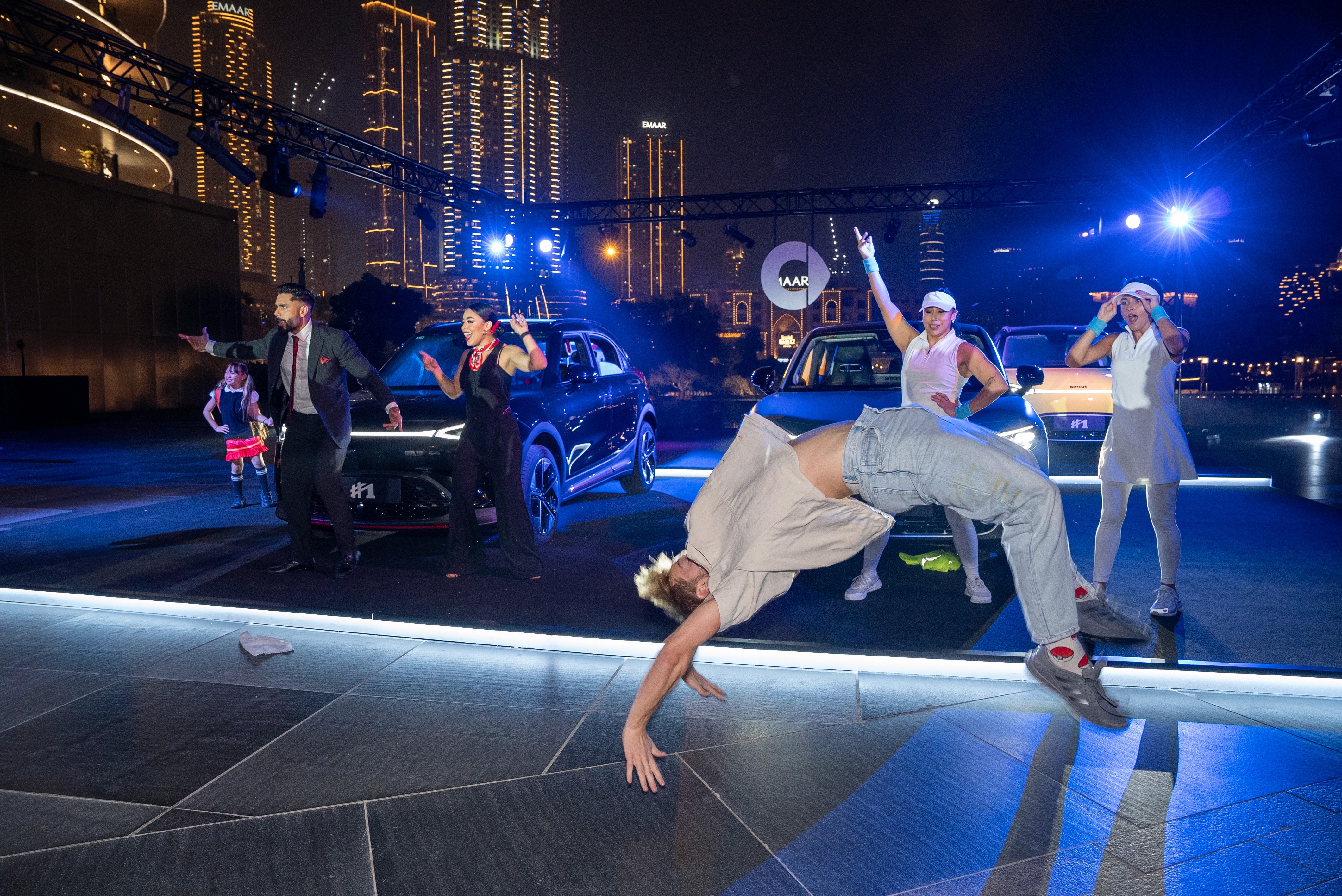 Dancers for hire in Dubai for corporate event entertainment, product launches, gala dinners, and luxury UAE events.