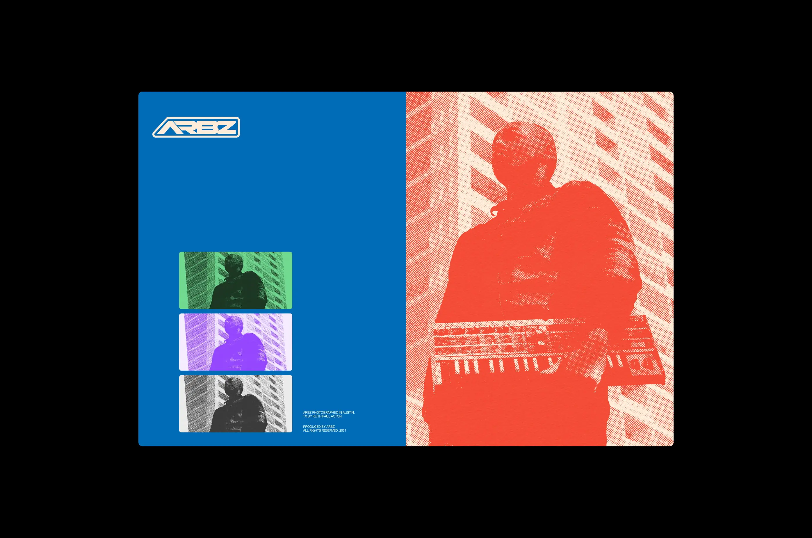 ARBZ — Color spread of ARBZ holding synthesizer — Creative direction