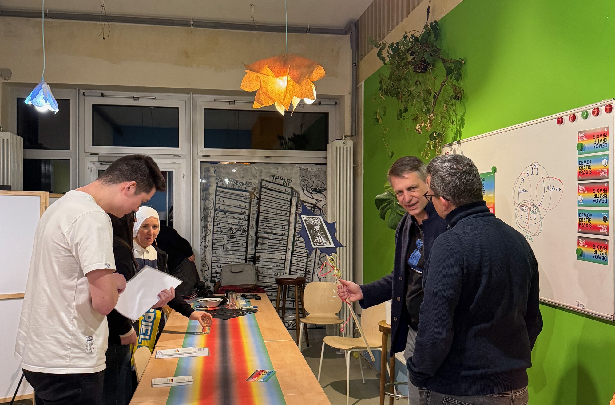 Demokratie Praxis im Coloria in Bickendorf