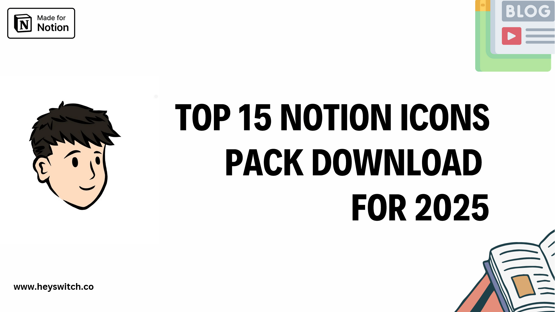 TOP 15 Notion Icons  pack download  for 2025