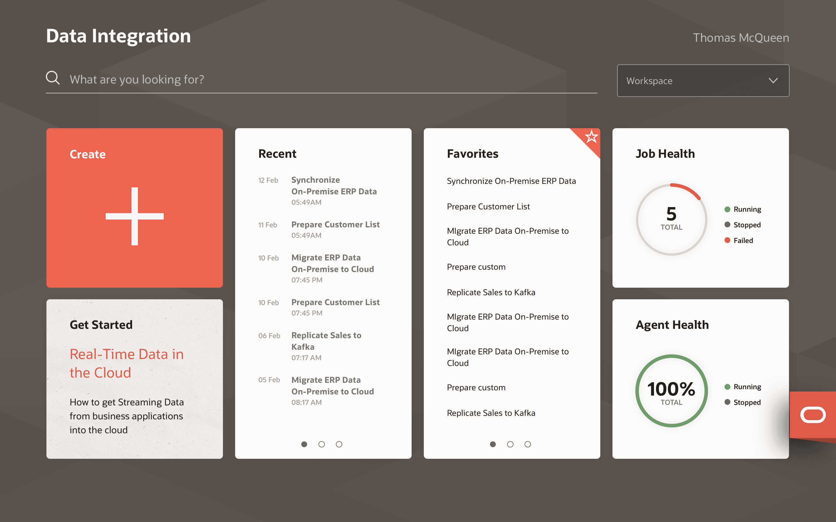 OCI Data Integration — pipeline overview
