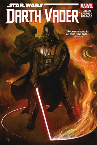 ><p><strong><em>Star Wars: Darth Vader </em></strong><em>(2015-2016)<br>25 Issues</em></p><p><strong><em>Writer: </em></strong><em>Kieron Gillen</em><strong><em><br>Artist: </em></strong><em>Salvador Larroca</em><br></p><p><strong><em>Star Wars: Darth Vader </em></strong><em>brought the famous Dark Lord into the Canon continuity of comics for the first time with stories that explore the melancholic reaches of Vader’s mind alongside the brutality that always follows in his wake. This series not only delves deeper into the life of the Sith Lord but also introduces the fan favorite character, Dr. Chelli Lona Aphra, who branched out into her own series shortly thereafter.</em></p><p><strong><em>Order Here: </em></strong><a href=