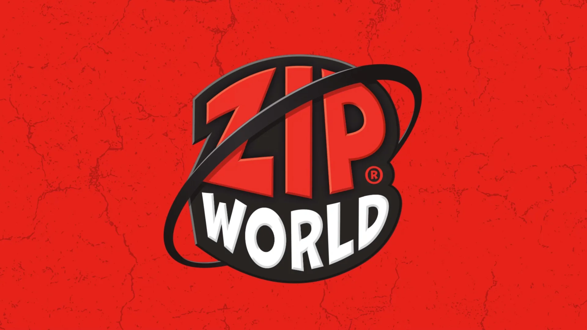 Zip World Logo on a red background