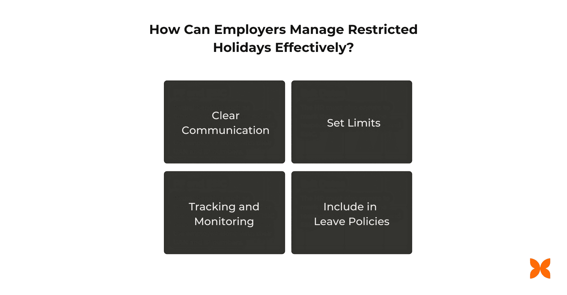 How Can Employers Manage Restricted Holidays Effectively?
