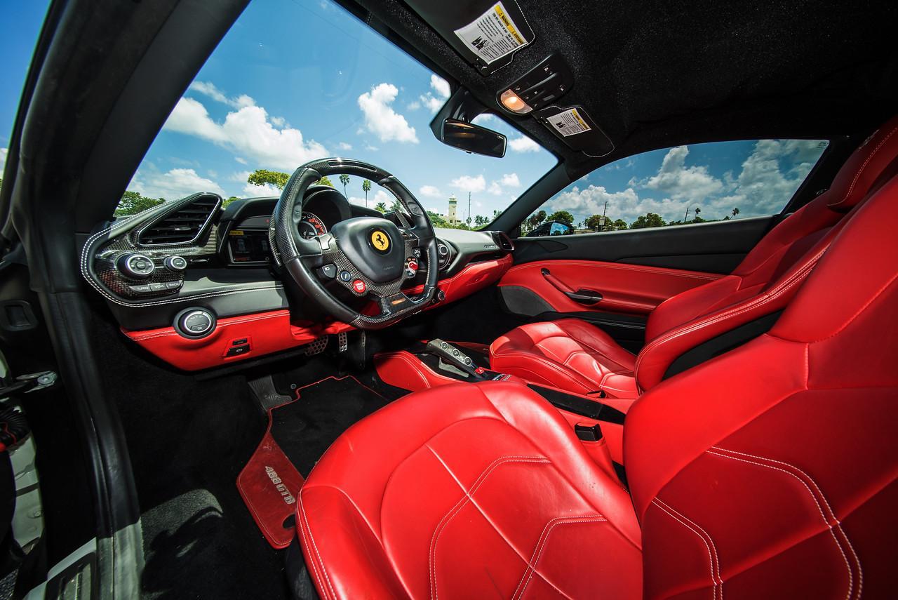 Ferrari 488 Red on Red