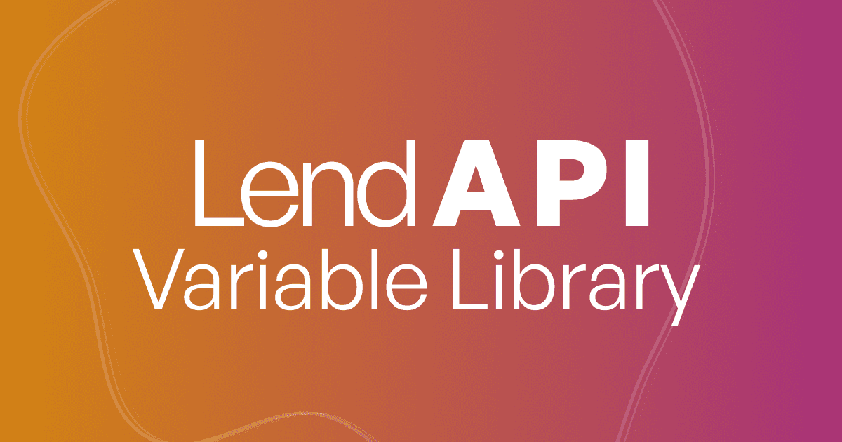 LendAPI Variable Library