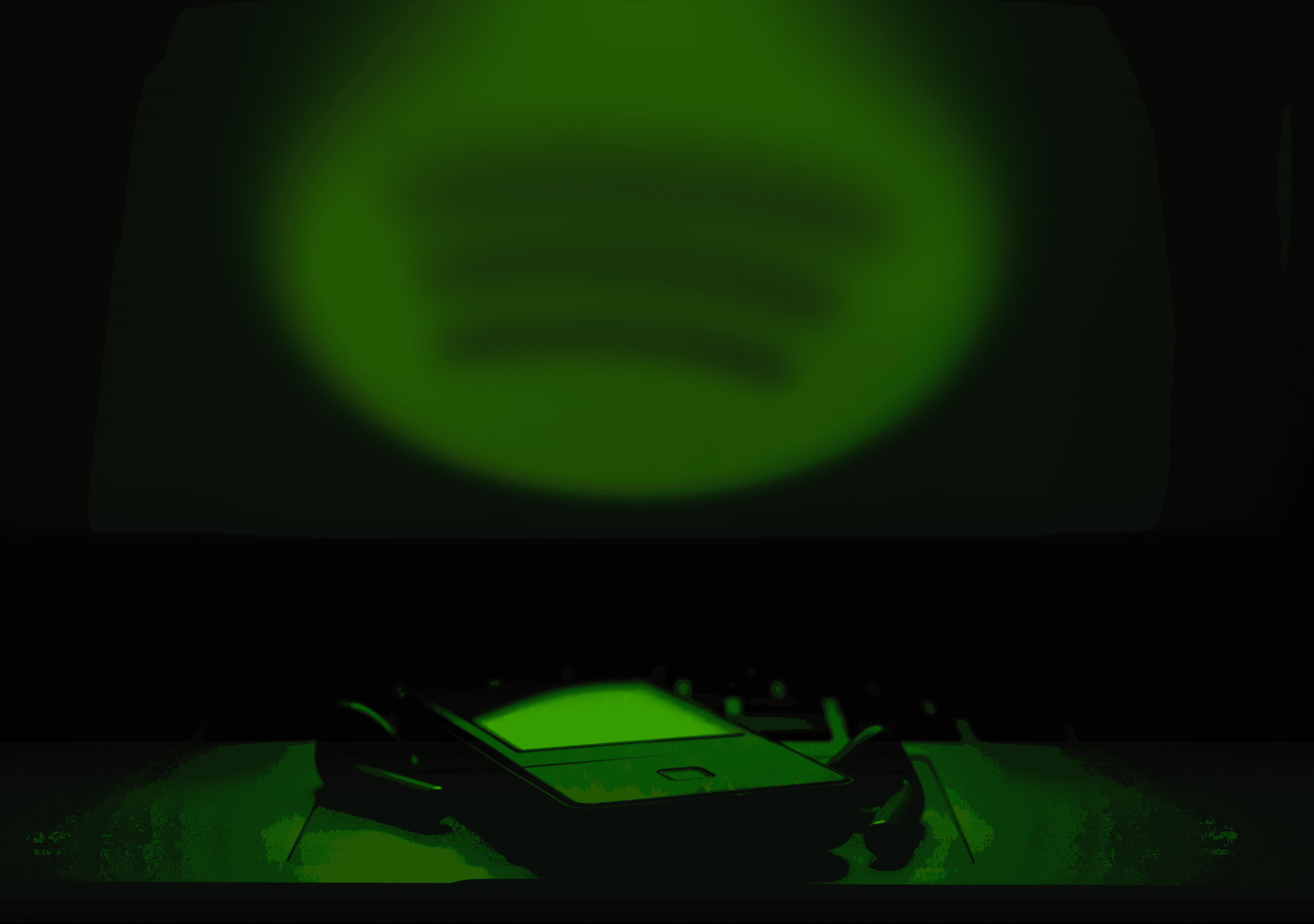 purple and white round logo