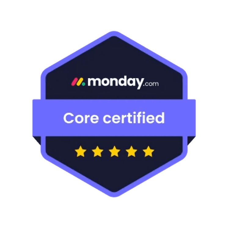 monday.com certified expert badge