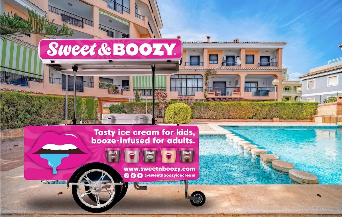 Sweet & Boozy ice cream Cart concept for casinos and hotels