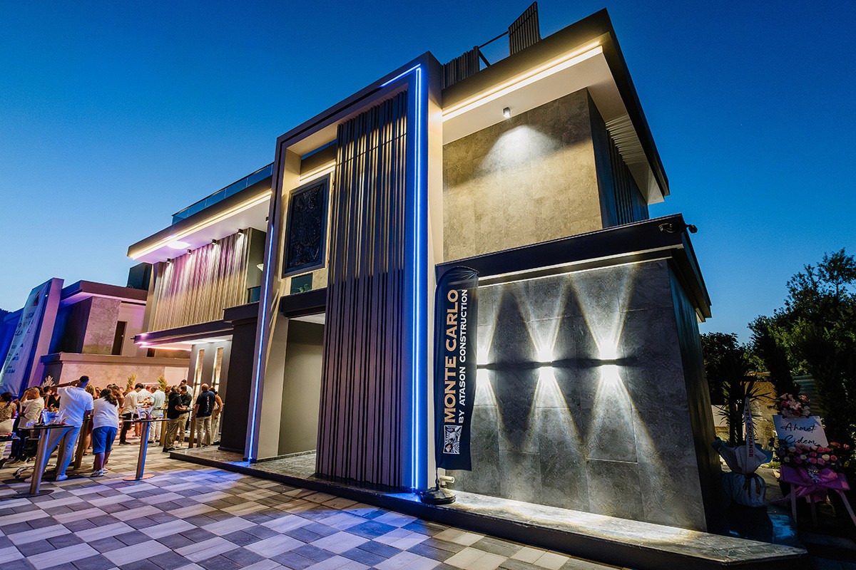 Luxury villas and Mediterranean coastline in Northern Cyprus