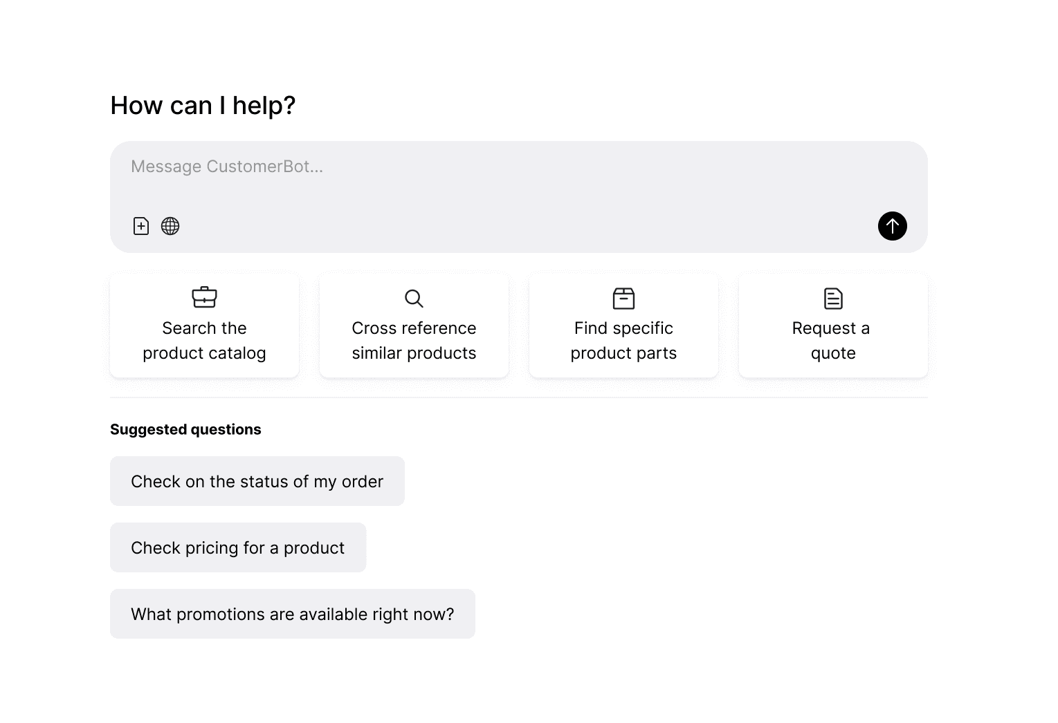 The Distro CustomerBot is an AI chat agent that embeds on your website.