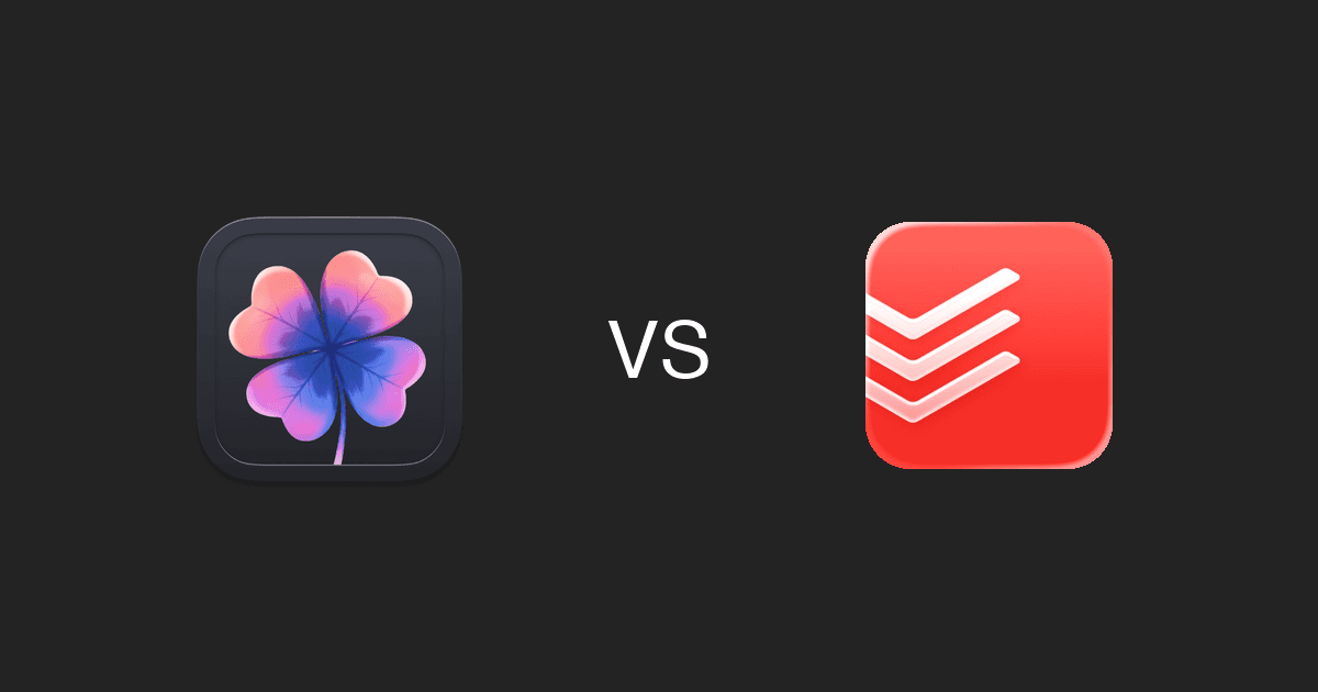 Aftertone vs Todoist 2026 comparison — productivity system versus task management app
