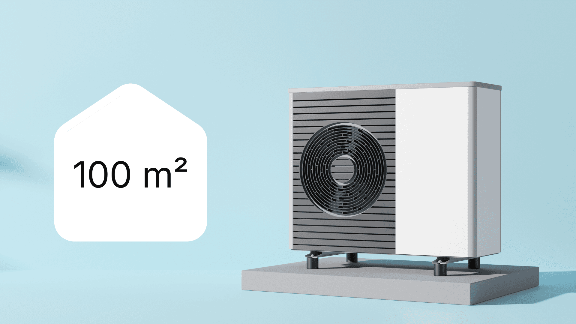 Wärmepumpe neben einem Sparschwein abgebildet, welches Geldmünzen ausspuckt, um sparen bei Wärmepumpen zu sugerieren.