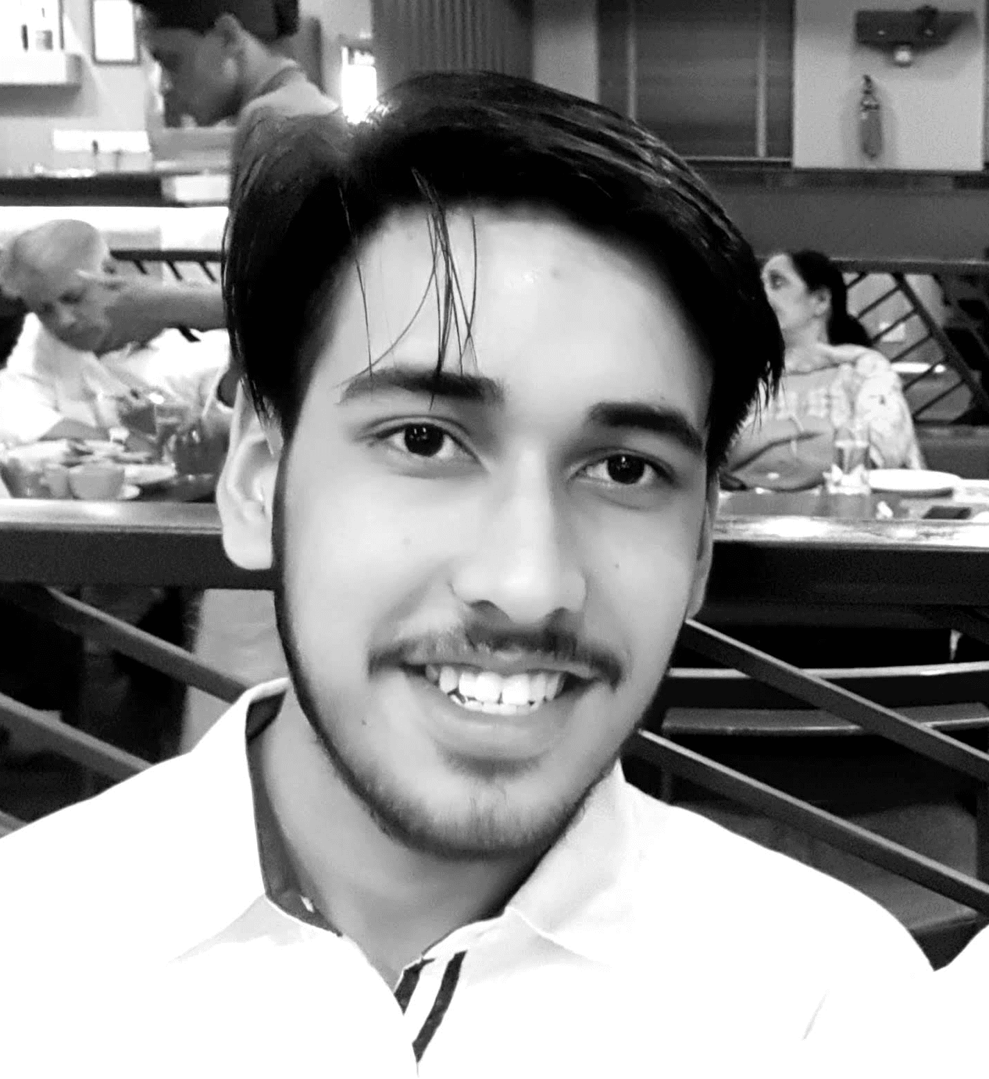 Portrait of portfolio creator – front view