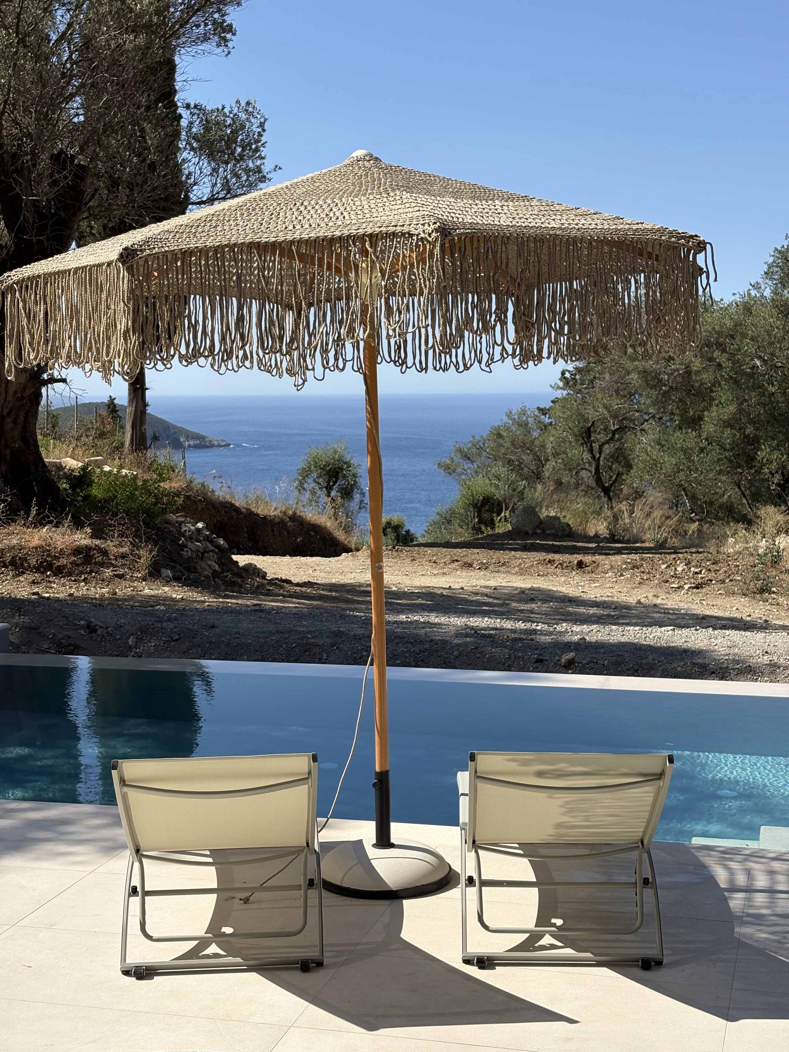 Woman portrait at yacht  in the miidle of the sea