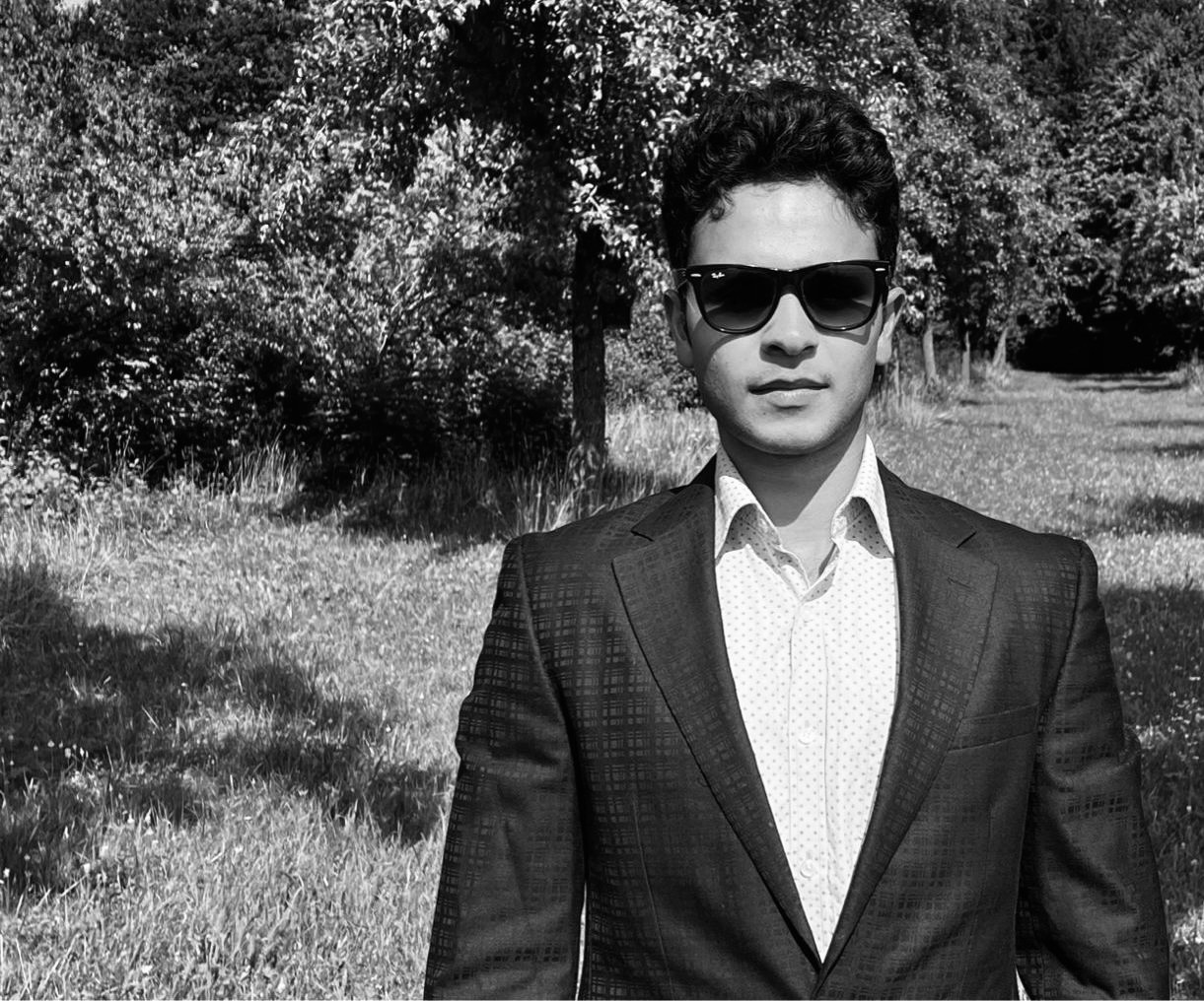 Portrait of portfolio creator – front view