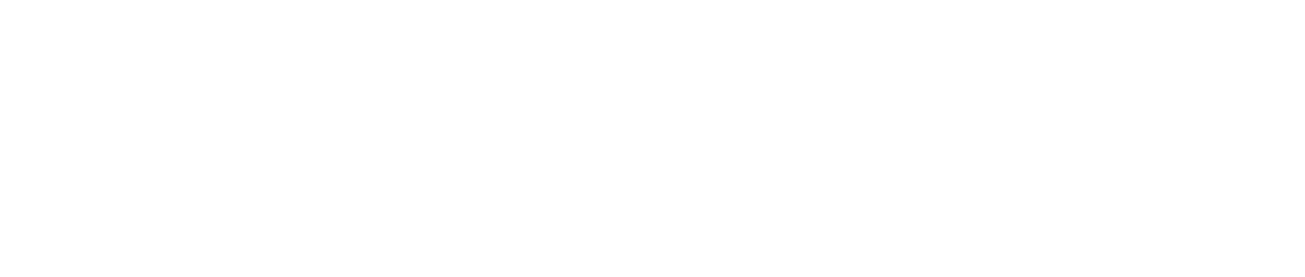 White interwoven logo on black background. Simple, minimalist design.