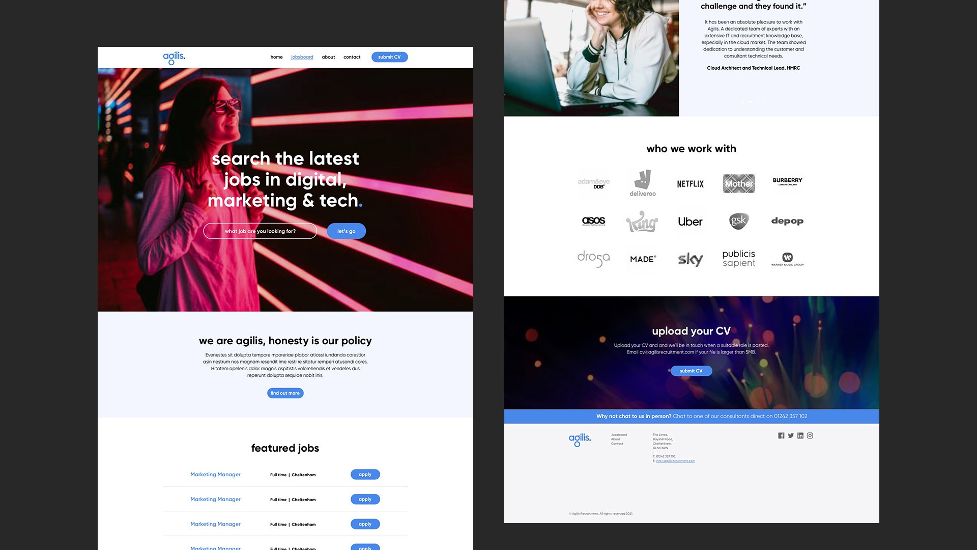 Homescreen with open bottom drawer