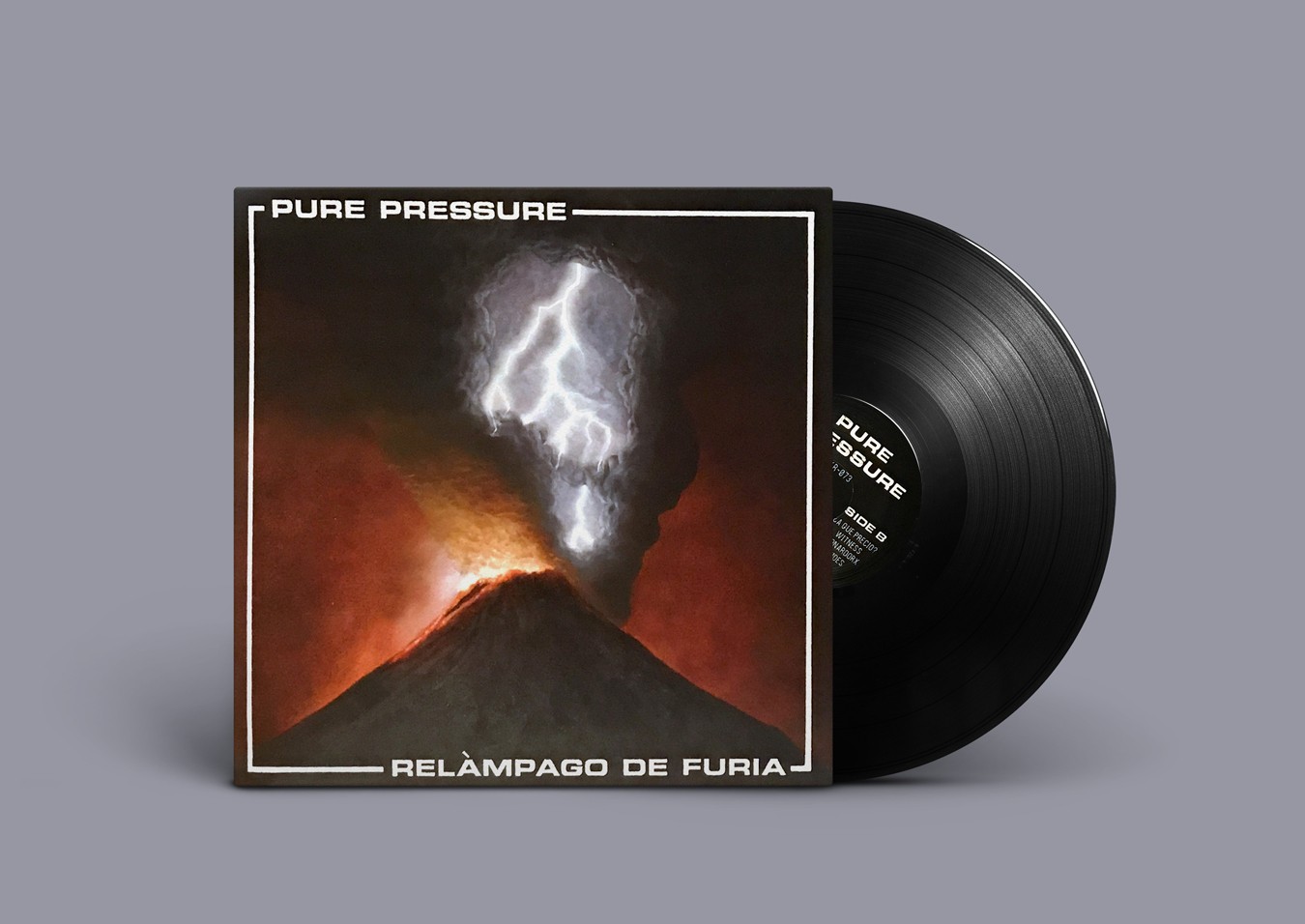 pure pressure blue lp record