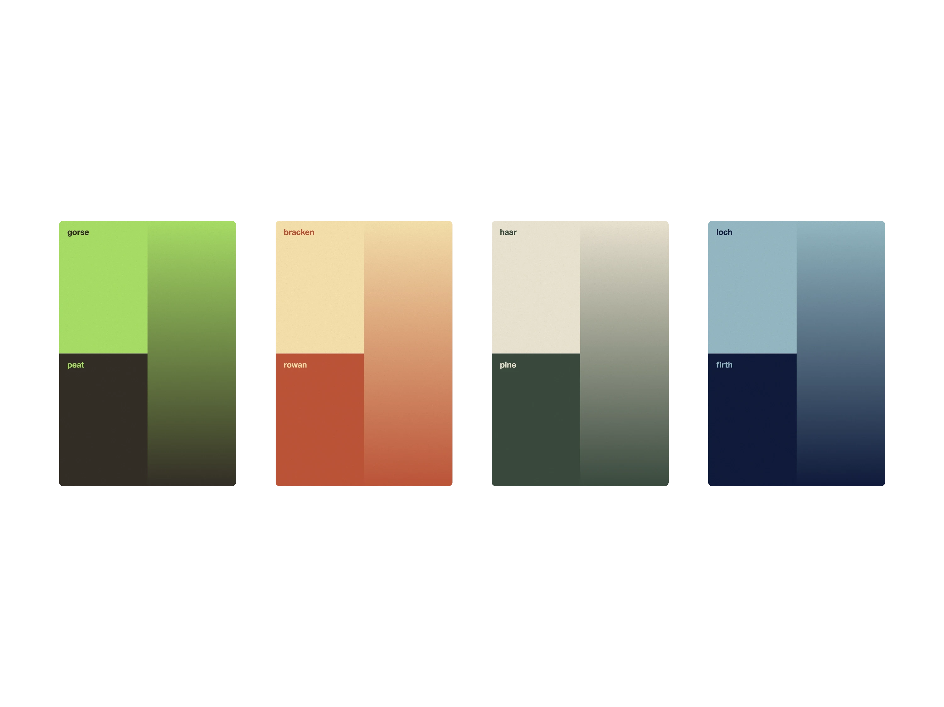 First Tracks colour palette