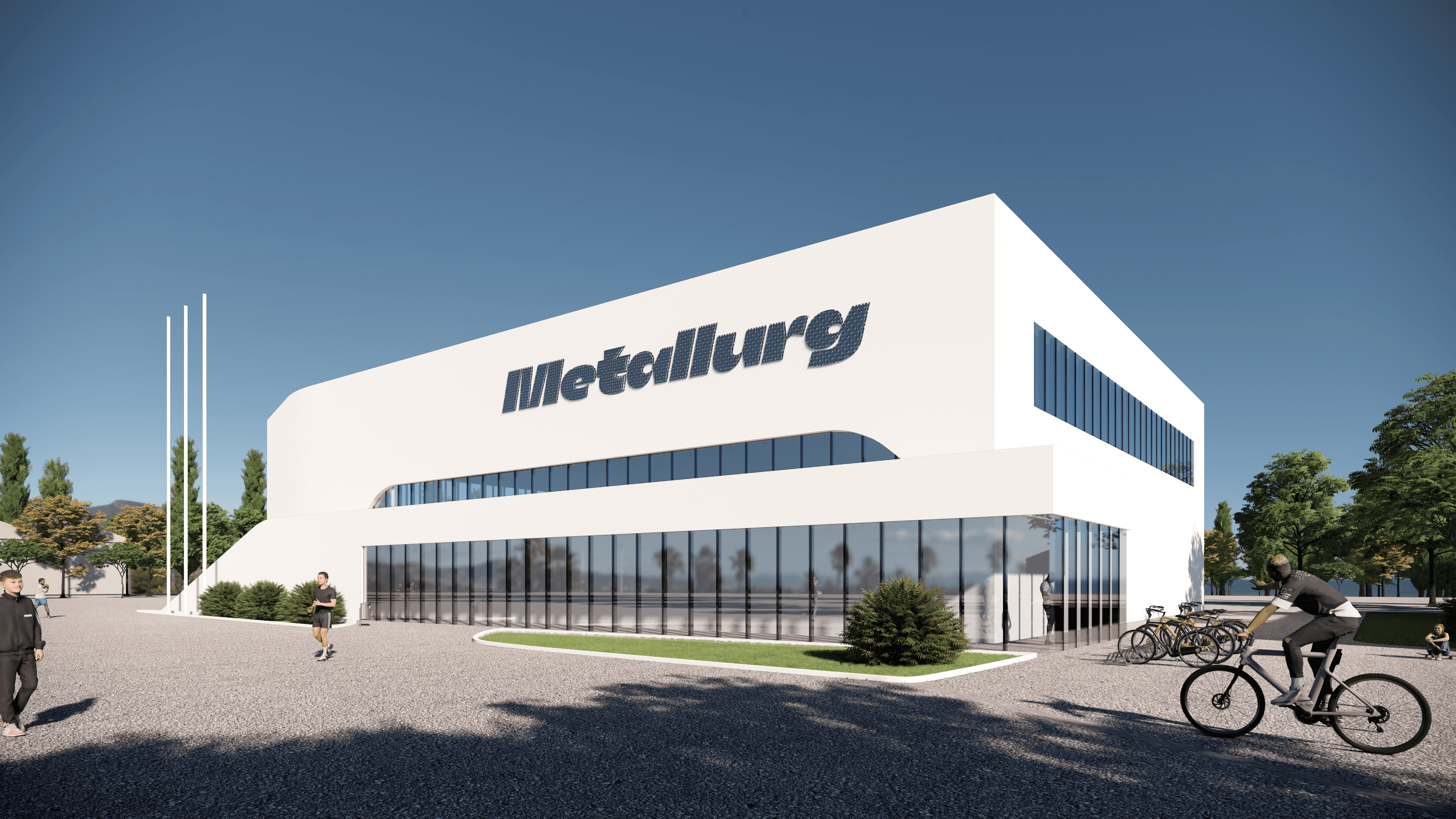 Архитектурная визуализация СК Металлург в Бекабаде