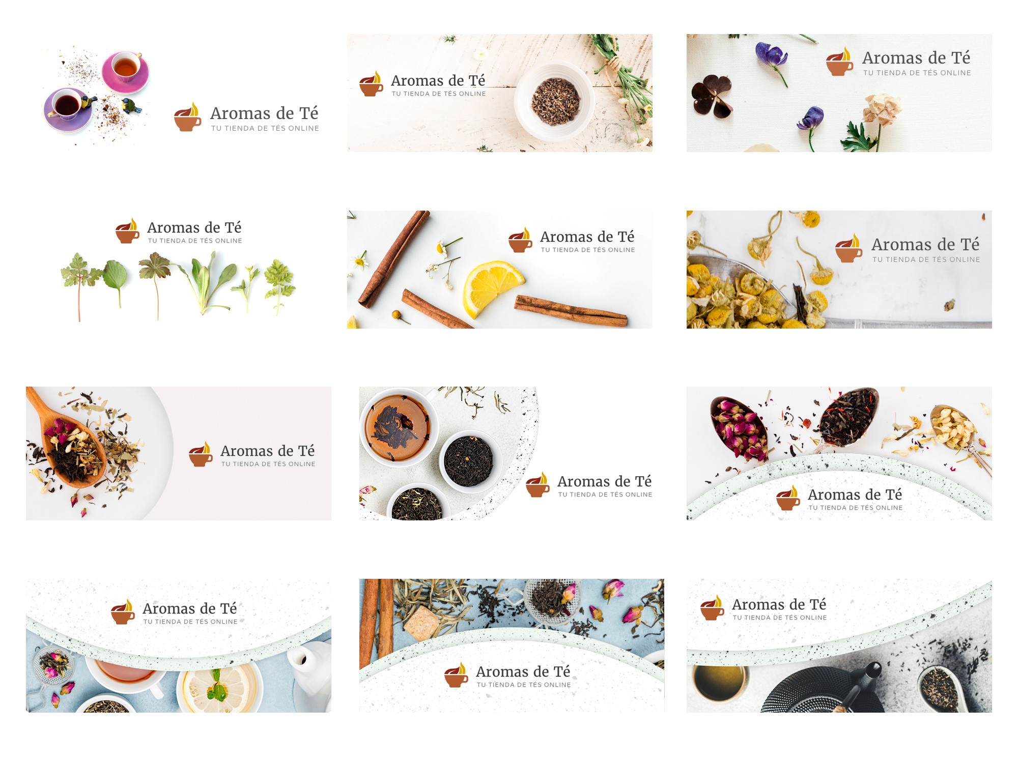 Imágenes de las diferentes cabeceras para las newsletters